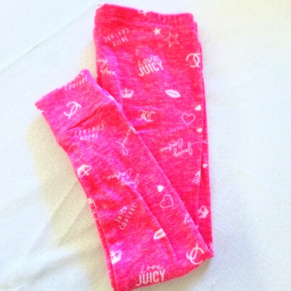 Set of 3T Girl's Leggings Juicy Couture, Garanimals, Carter's - Picture 4 of 7